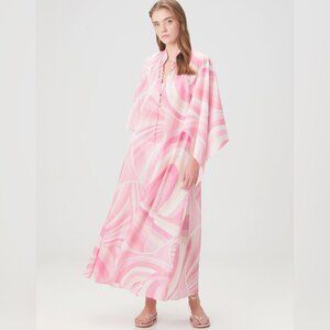 Emilio Pucci  Iride-print Kaftan in Cotton-muslin